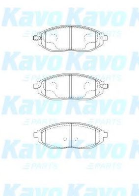 BP-1016 KAVO+PARTS Brake System Brake Pad Set, disc brake