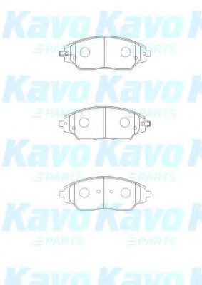 BP-1018 KAVO+PARTS Brake Pad Set, disc brake