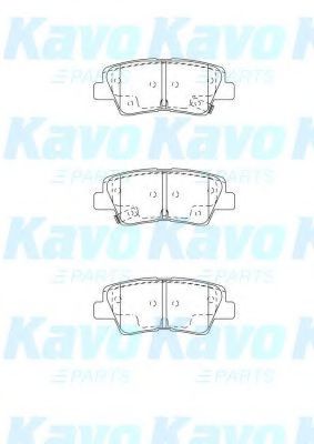 BP-3044 KAVO+PARTS Brake System Brake Pad Set, disc brake