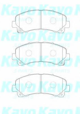 BP-3517 KAVO+PARTS Brake Pad Set, disc brake