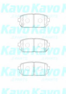 BP-4023 KAVO+PARTS Brake Pad Set, disc brake