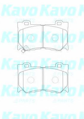 BP-6606 KAVO+PARTS Brake Pad Set, disc brake