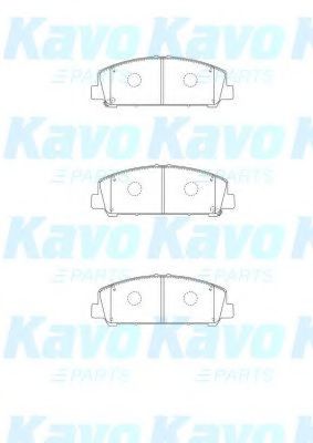BP-6621 KAVO+PARTS Brake System Brake Pad Set, disc brake