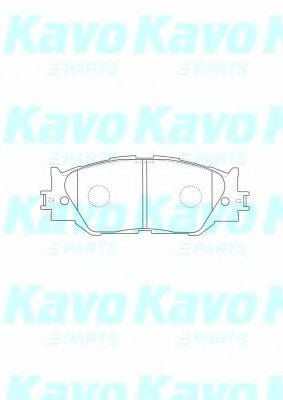 BP-9114 KAVO+PARTS Brake Pad Set, disc brake