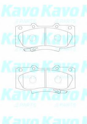 BP-9139 KAVO+PARTS Brake Pad Set, disc brake
