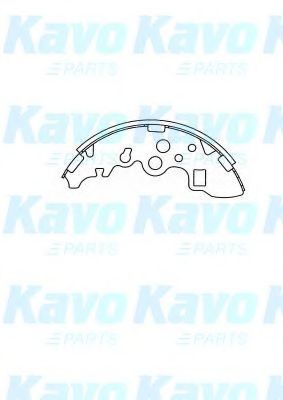 BS-5436 KAVO+PARTS Brake System Brake Disc