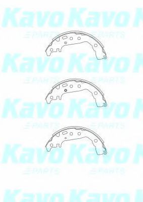 BS-9945 KAVO+PARTS Brake System Brake Shoe Set