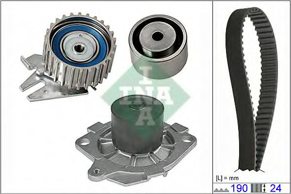 530062030 INA Water Pump & Timing Belt Kit