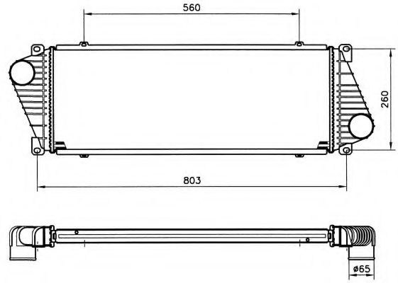 30830 NRF Wheel Suspension Rod/Strut, stabiliser