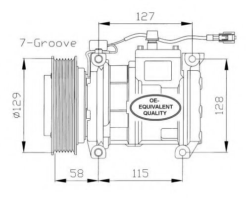 32094 NRF Brake System Brake Pad Set, disc brake