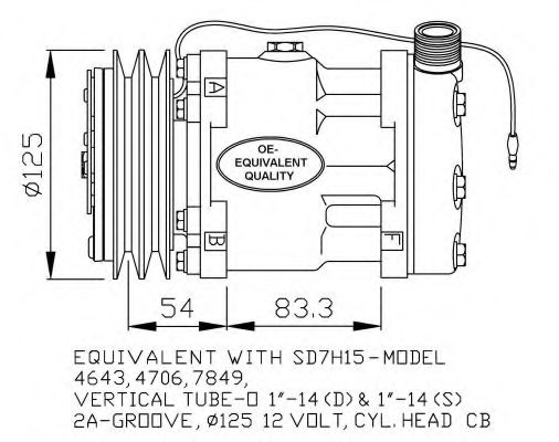 32130 NRF Kühlung Sensor, Kühlmitteltemperatur