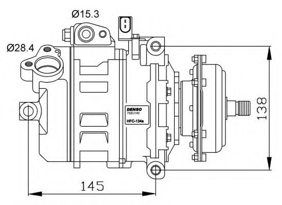 32148G NRF Compressor, air conditioning
