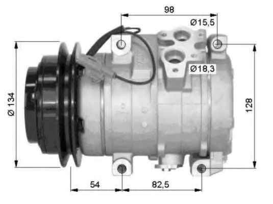 32458 NRF Air Conditioning Compressor, air conditioning