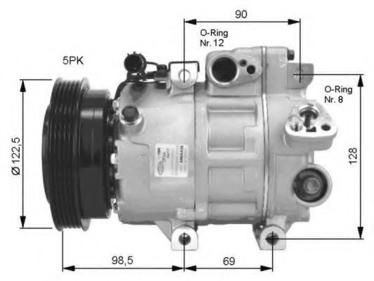 32468G NRF Air Conditioning Compressor, air conditioning