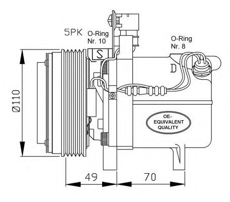 32490 NRF Cooling System Sensor, coolant temperature