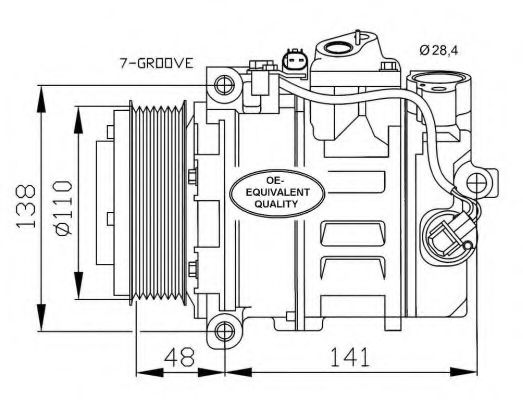 32729 NRF Water Pump & Timing Belt Kit