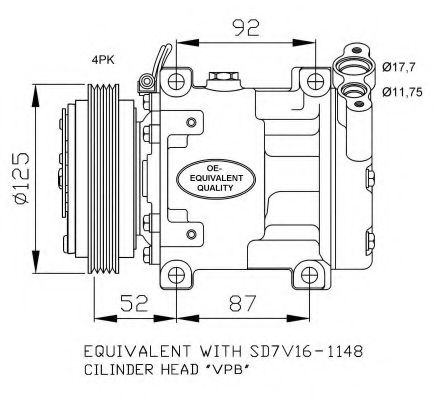 32743 NRF Water Pump & Timing Belt Kit