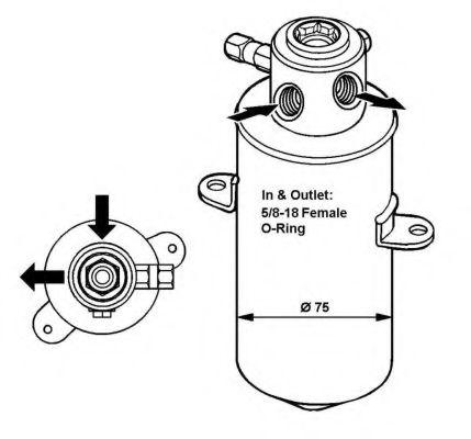 33033 NRF Air Supply Intercooler, charger