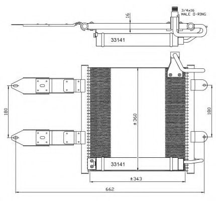 35367 NRF Wheel Suspension Rod/Strut, stabiliser