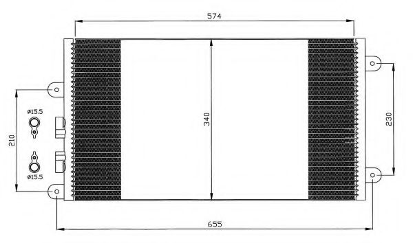 35532 NRF Air Conditioning Condenser, air conditioning