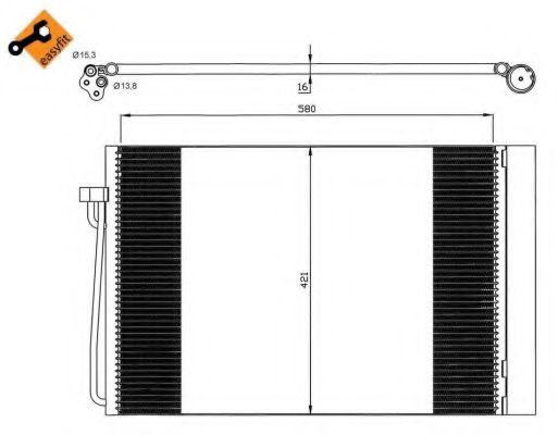 35537 NRF Cooling System Radiator, engine cooling