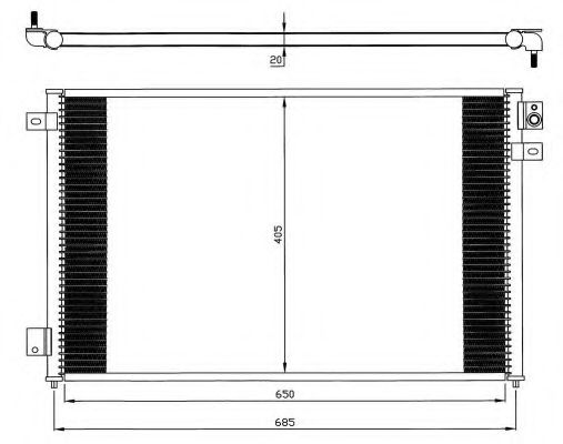35567 NRF Air Conditioning Condenser, air conditioning