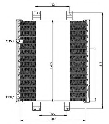 35853 NRF Air Conditioning Condenser, air conditioning