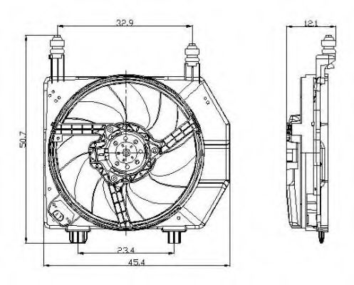 47077 NRF Wheel Suspension Track Control Arm