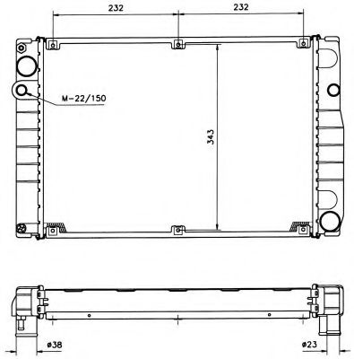 51366 NRF Exhaust System Gasket, exhaust pipe