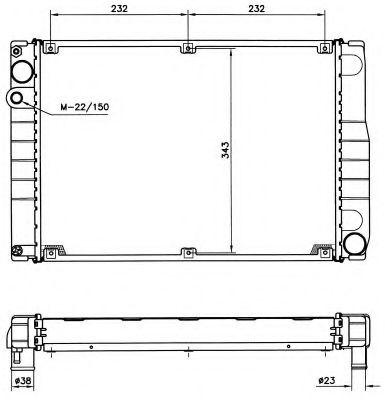 51367 NRF Exhaust System Gasket, exhaust pipe