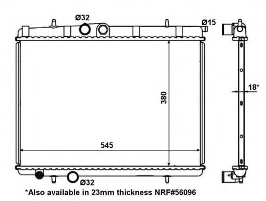 56095 NRF Подвеска / амортизация Пружина ходовой части