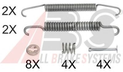 0548Q ABS Accessory Kit, brake shoes