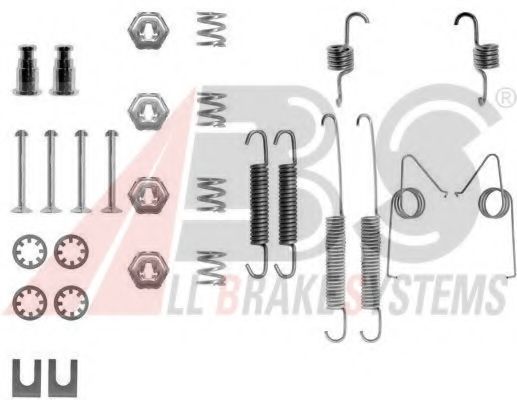 0614Q ABS Brake System Accessory Kit, brake shoes