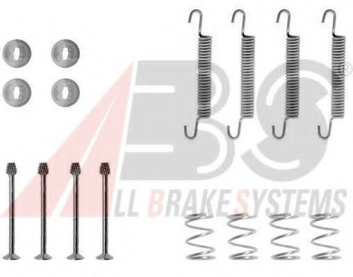 0711Q ABS Brake System Accessory Kit, parking brake shoes