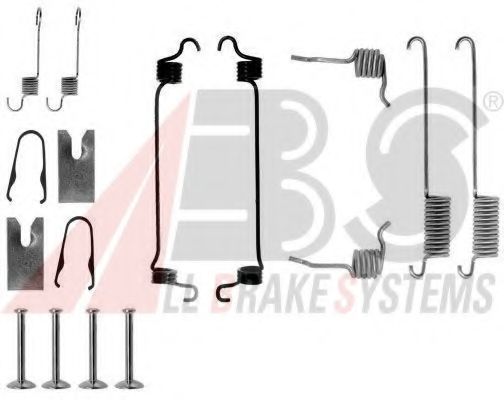 0751Q ABS Brake System Accessory Kit, brake shoes