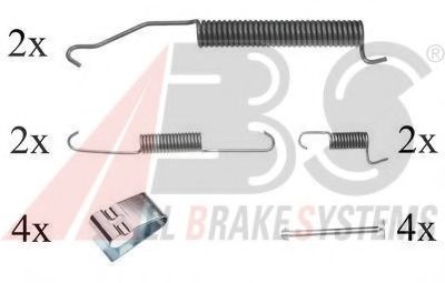 0812Q ABS Brake System Accessory Kit, brake shoes