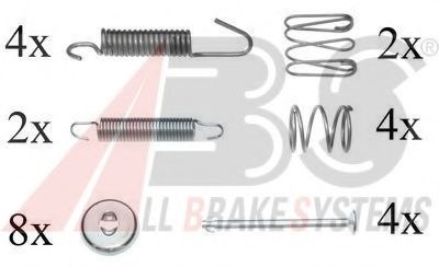0816Q ABS Brake System Accessory Kit, parking brake shoes