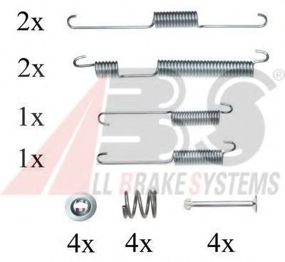 0824Q ABS Accessory Kit, brake shoes