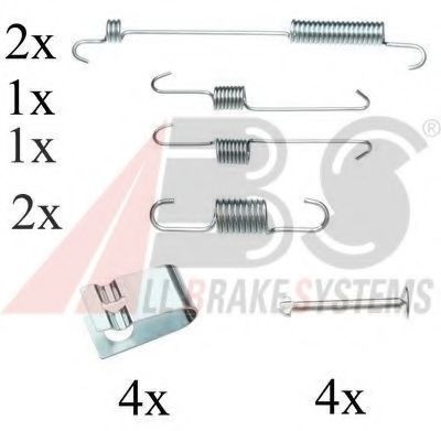 0846Q ABS Accessory Kit, parking brake shoes