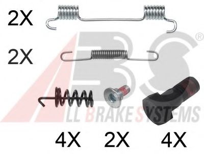0867Q ABS Accessory Kit, parking brake shoes