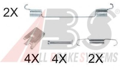 0883Q ABS Brake System Accessory Kit, brake shoes
