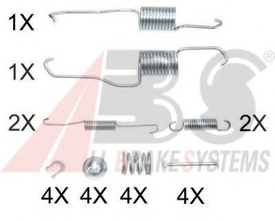 0886Q ABS Accessory Kit, brake shoes