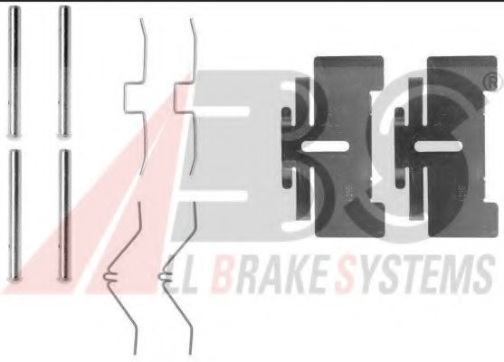 0974Q ABS Brake System Accessory Kit, disc brake pads