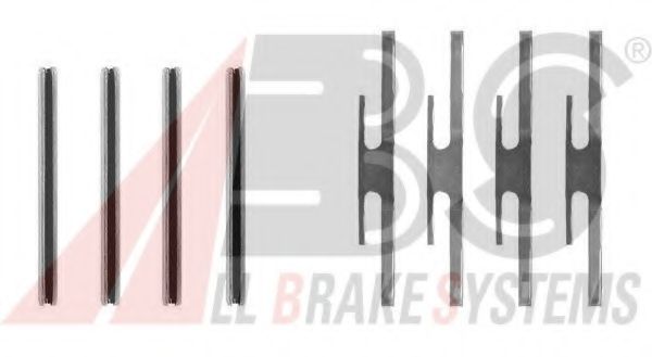 0975Q ABS Brake System Accessory Kit, disc brake pads
