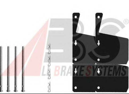0983Q ABS Brake System Accessory Kit, disc brake pads