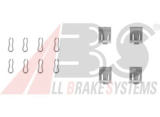 1055Q ABS Brake System Accessory Kit, disc brake pads