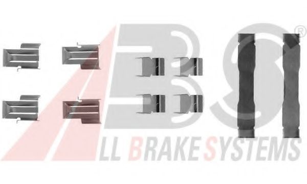 1071Q ABS Brake System Accessory Kit, disc brake pads