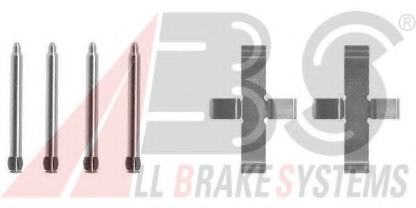 1076Q ABS Brake System Accessory Kit, disc brake pads