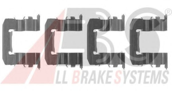 1184Q ABS Brake System Accessory Kit, disc brake pads