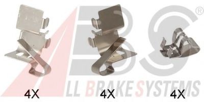 1191Q ABS Brake System Accessory Kit, disc brake pads
